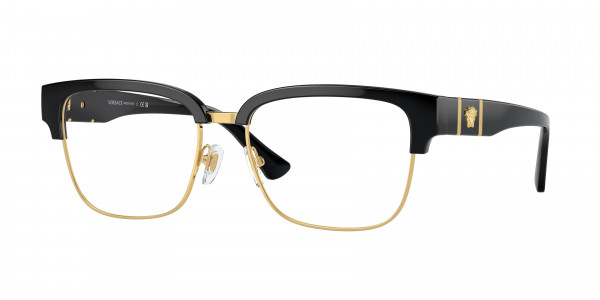 Versace VE3348 Eyeglasses, GB1 BLACK