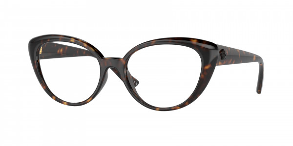 Versace VE3349U Eyeglasses, 108 HAVANA (TORTOISE)