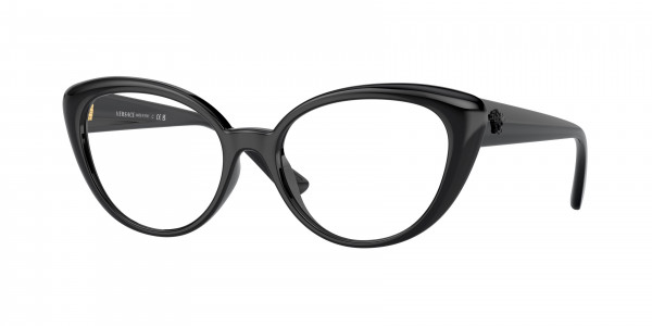 Versace VE3349U Eyeglasses, GB1 BLACK