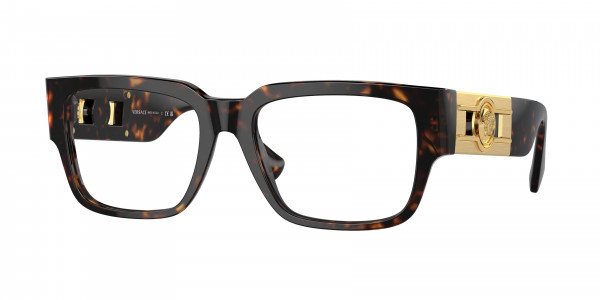 Versace VE3350 Eyeglasses, 108 HAVANA (TORTOISE)