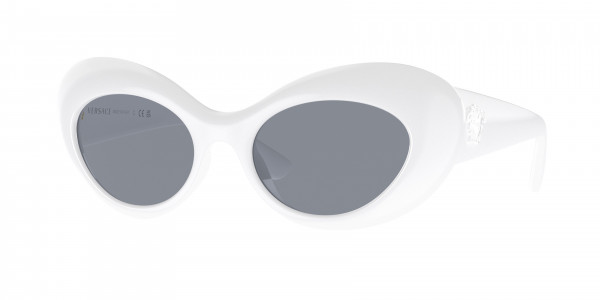 Versace VE4456U Sunglasses, 314/1 WHITE GREY (WHITE)