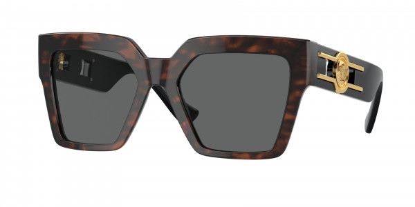 Versace VE4458 Sunglasses, 542987 HAVANA DARK GREY (TORTOISE)