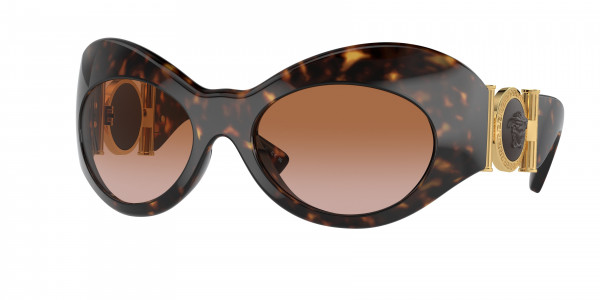 Versace VE4462 Sunglasses, 108/13 HAVANA BROWN GRADIENT