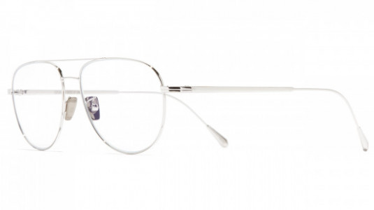 Cutler and Gross AUOP000256R Eyeglasses, (001) RHODIUM