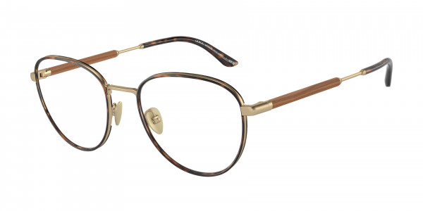 Giorgio Armani AR5137J Eyeglasses, 3002 MATTE PALE GOLD (GOLD)