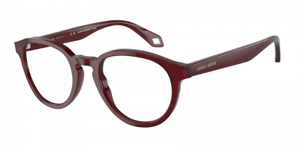 Giorgio Armani AR7248 Eyeglasses, 6045 OPALINE BORDEAUX (RED)