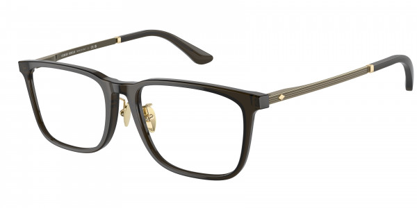 Giorgio Armani AR7249F Eyeglasses, 5030 TRANSPARENT OLIVE GREEN (GREEN)