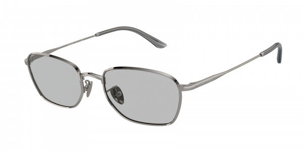 Giorgio Armani AR6151 Sunglasses, 301087 GUNMETAL LIGHT GREY (GREY)