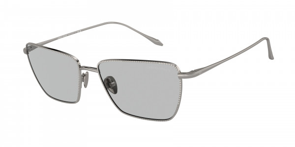 Giorgio Armani AR6153 Sunglasses, 301087 GUNMETAL LIGHT GREY (GREY)