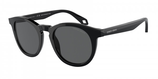 Giorgio Armani AR8192F Sunglasses, 5875B1 BLACK DARK GREY (BLACK)