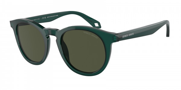 Giorgio Armani AR8192F Sunglasses, 604431 OPALE GREEN GREEN