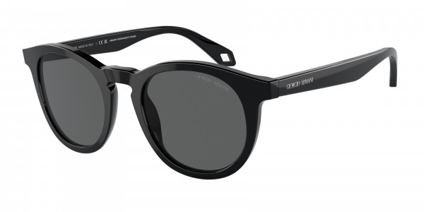Giorgio Armani AR8192 Sunglasses, 5875B1 BLACK DARK GREY (BLACK)