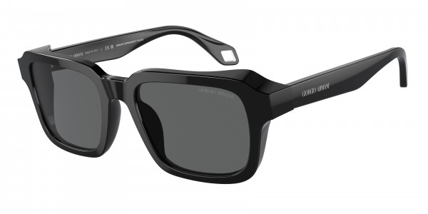 Giorgio Armani AR8194U Sunglasses, 5875B1 BLACK DARK GREY (BLACK)