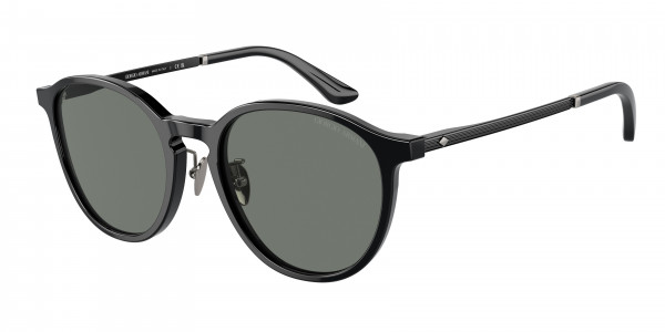 Giorgio Armani AR8196F Sunglasses, 5001/1 BLACK GREY (BLACK)
