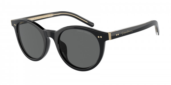 Giorgio Armani AR8199U Sunglasses, 587587 BLACK DARK GREY (BLACK)