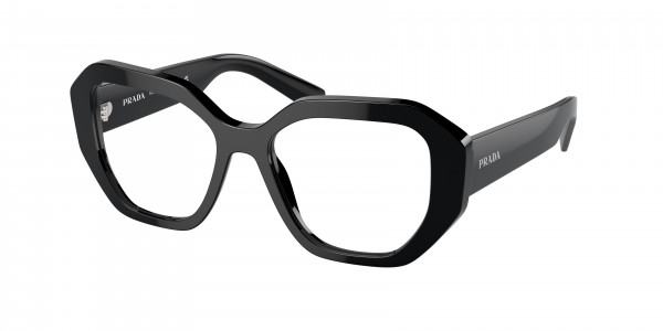 Prada PR A07V Eyeglasses, 1AB1O1 BLACK