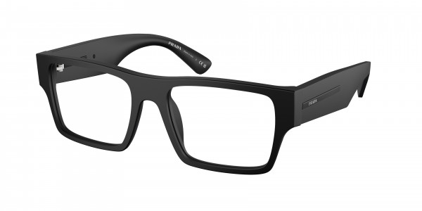 Prada PR A08V Eyeglasses, 12P1O1 MATT BLACK (BLACK)
