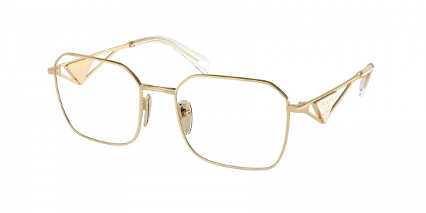 Prada PR A51V Eyeglasses, ZVN1O1 PALE GOLD (GOLD)