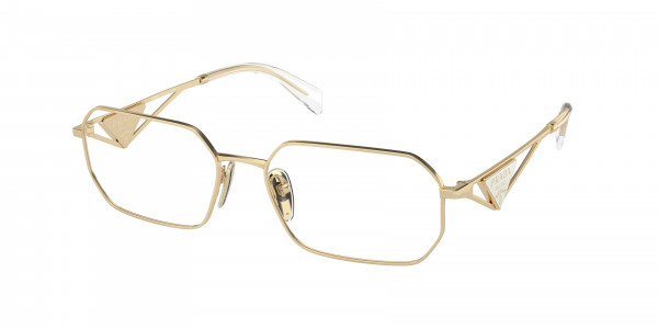 Prada PR A53V Eyeglasses, ZVN1O1 PALE GOLD (GOLD)