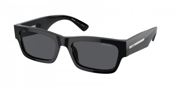 Prada PR A03SF Sunglasses, 16K07T BLACK BLUE VINTAGE (BLACK)