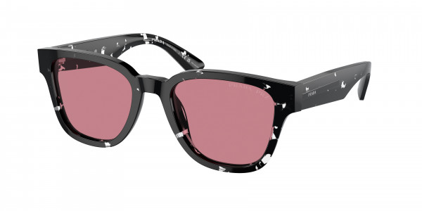 Prada PR A04SF Sunglasses, 15O70C HAVANA BLACK CRYSTAL POLAR COP (BROWN)
