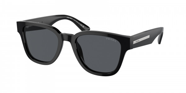 Prada PR A04S Sunglasses, 16K07T BLACK BLUE VINTAGE (BLACK)