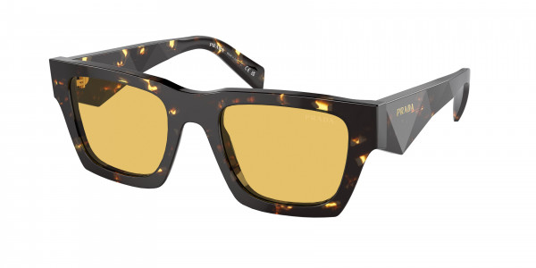 Prada PR A06SF Sunglasses, 16O10C TORTOISE BLACK MALT YELLOW (BROWN)