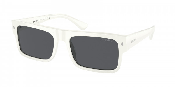 Prada PR A10S Sunglasses, 17K07T WHITE BLUE VINTAGE (WHITE)