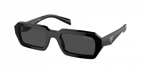 Prada PR A12SF Sunglasses, 16K08Z BLACK DARK GREY (BLACK)