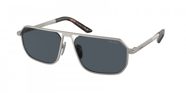 Prada PR A53S Sunglasses, 7CQ09T MATTE GUNMETAL DARK GREY (GREY)