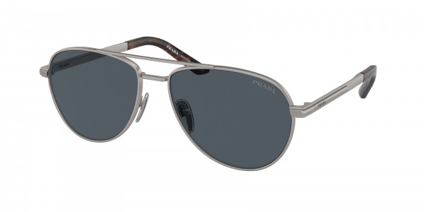Prada PR A54S Sunglasses, 7CQ09T MATTE GUNMETAL DARK GREY (GREY)