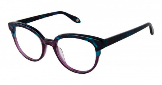 Fysh UK F-3725 Eyeglasses, S407-GRAPE PRL TEAL