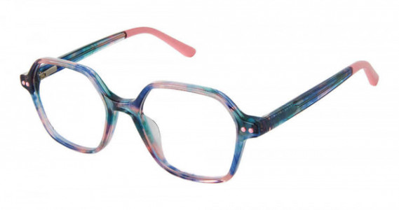 SuperFlex SFK-292 Eyeglasses, S401-BLUE AQUA PINK