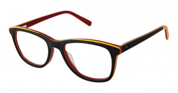 SuperFlex SFK-289 Eyeglasses, M400-BLACK MANGO RED