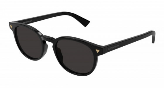 Bottega Veneta BV1253S Sunglasses, 001 - BLACK with GREY lenses