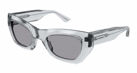 Bottega Veneta BV1251S Sunglasses, 003 - GREY with GREY lenses