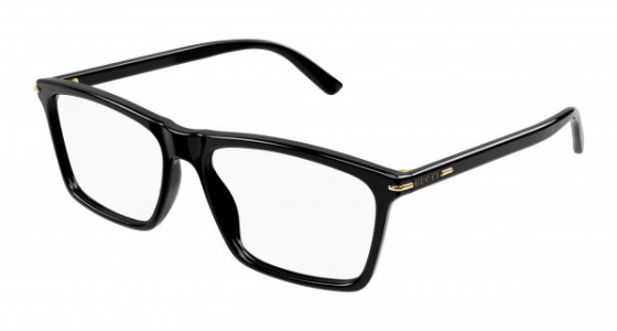 Gucci GG1445O Eyeglasses, 001 - BLACK with TRANSPARENT lenses
