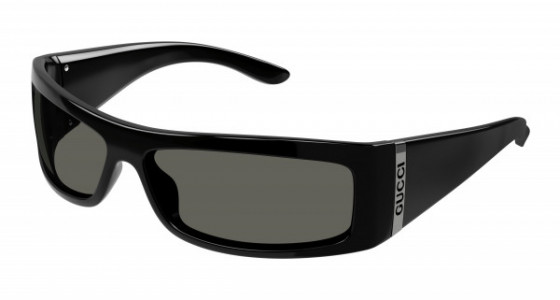 Gucci GG1492S Sunglasses, 007 - BLACK with GREY lenses