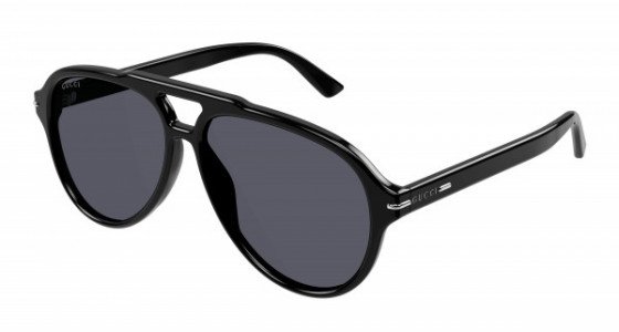 Gucci GG1443S Sunglasses, 001 - BLACK with GREY lenses
