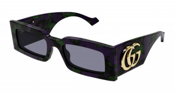 Gucci GG1425S Sunglasses, 003 - HAVANA with GREY lenses