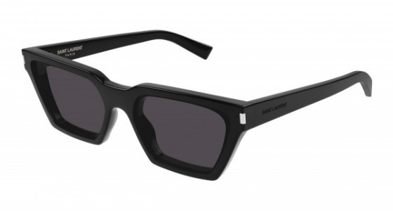 Saint Laurent SL 633 CALISTA Sunglasses, 001 - BLACK with BLACK lenses