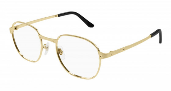 Cartier CT0441O Eyeglasses, 001 - GOLD with TRANSPARENT lenses