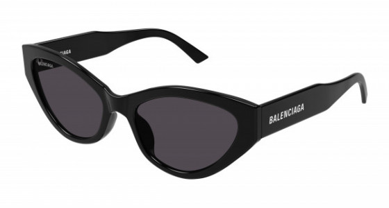 Balenciaga BB0306S Sunglasses, 001 - BLACK with GREY lenses