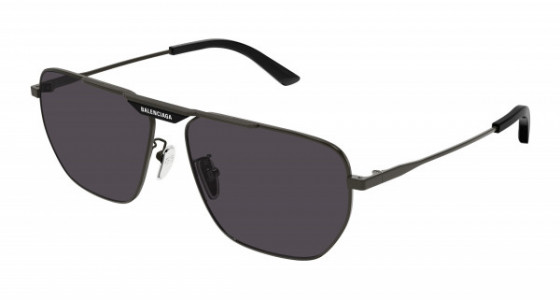 Balenciaga BB0298SA Sunglasses, 001 - GREY with GREY lenses