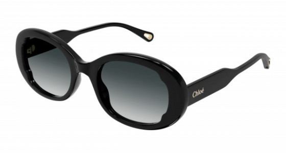 Chloé CH0197S Sunglasses, 001 - BLACK with GREY lenses
