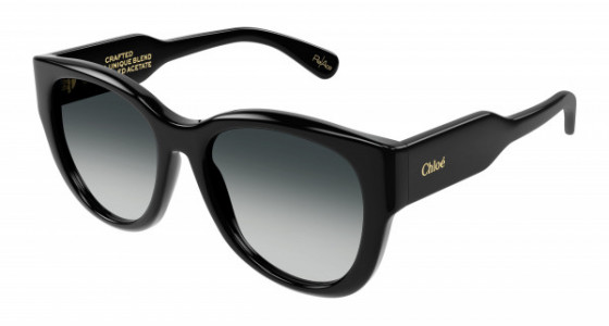 Chloé CH0192S Sunglasses, 001 - BLACK with GREY lenses