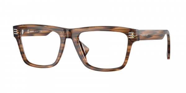 Burberry BE2387 Eyeglasses, 4096 STRIPED BROWN (BROWN)