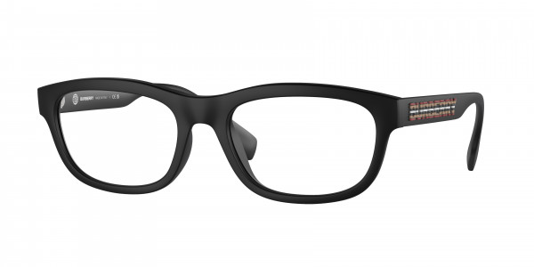 Burberry BE2385U Eyeglasses, 3464 MATTE BLACK (BLACK)