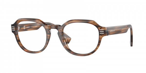 Burberry BE2386 Eyeglasses, 4096 STRIPED BROWN (BROWN)