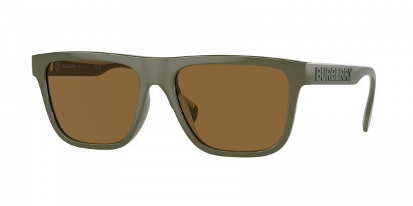 Burberry BE4402U Sunglasses, 409973 GREEN BRONZE (GREEN)